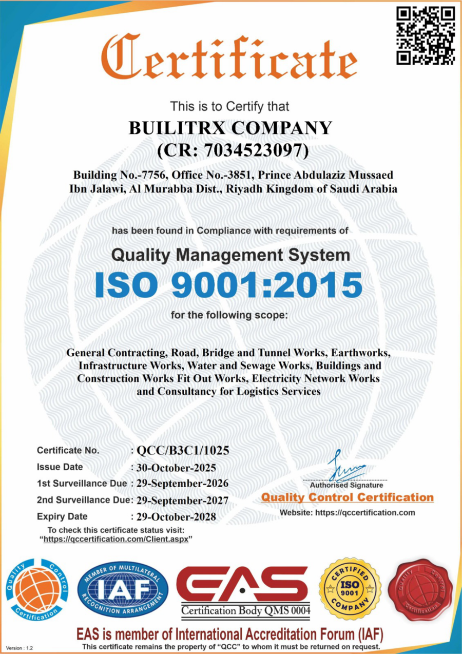 ISO 9001 Certificate